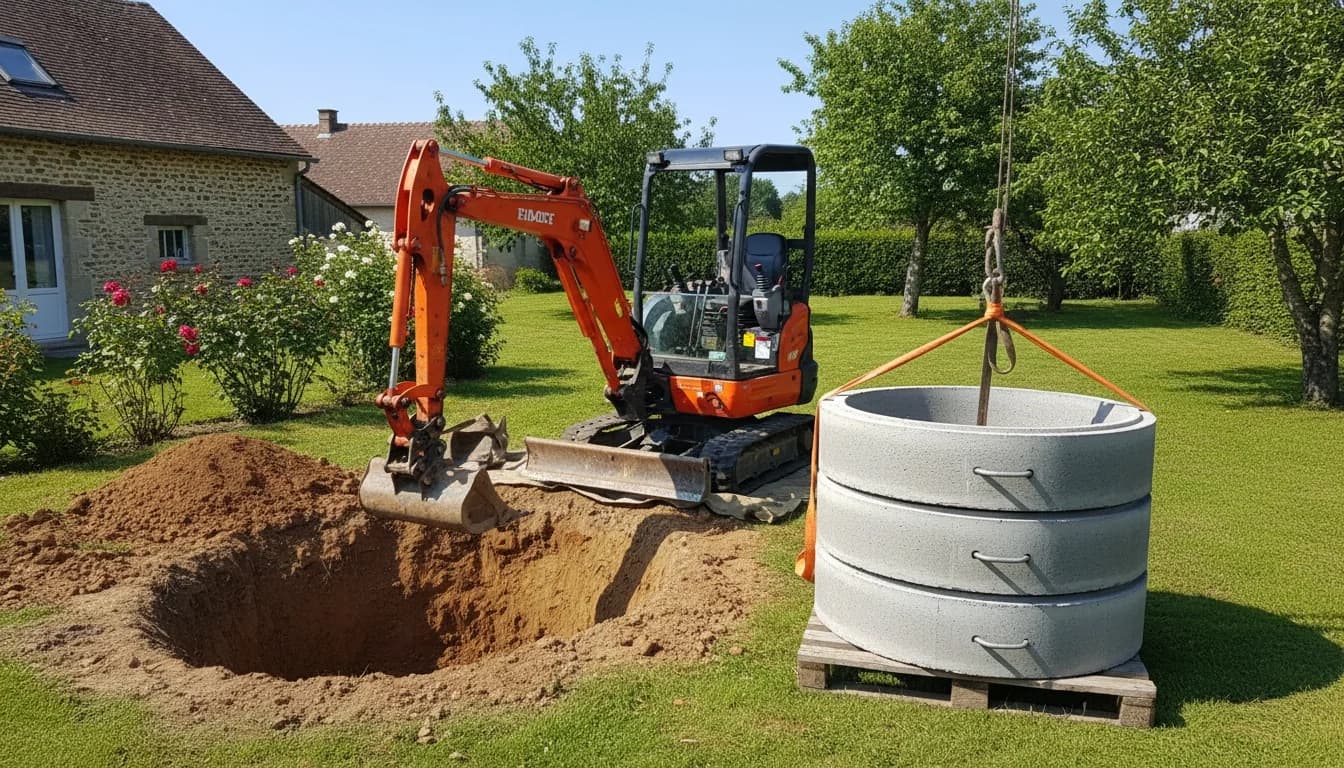 Creuser un puits : comment se passe le chantier
