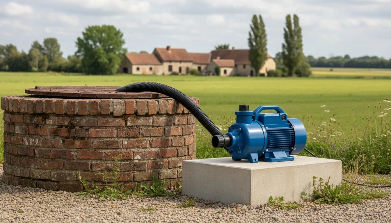 Pompe puits : immergée ou de surface en Picardie ?